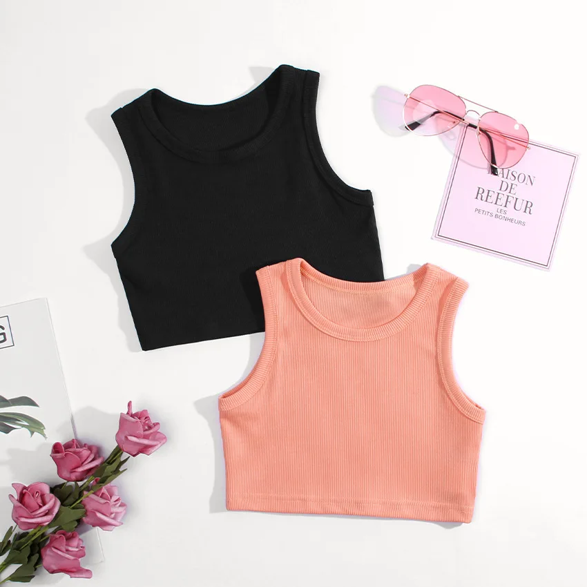 Baby Clothing Essentials - Zomer Meisjes Ondergoed Mouwloze Shirts voor