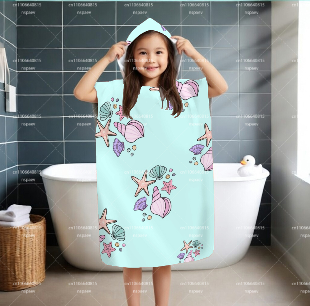 Hooded Bath Towel - Badhanddoek met capuchon voor kinderen, schattige