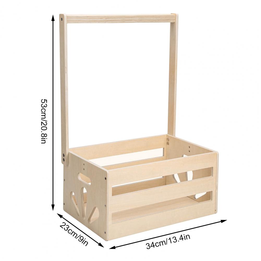 Baby Clothing Rack For Baby Shower - Houten opbergrek voor babyartikelen met gladde