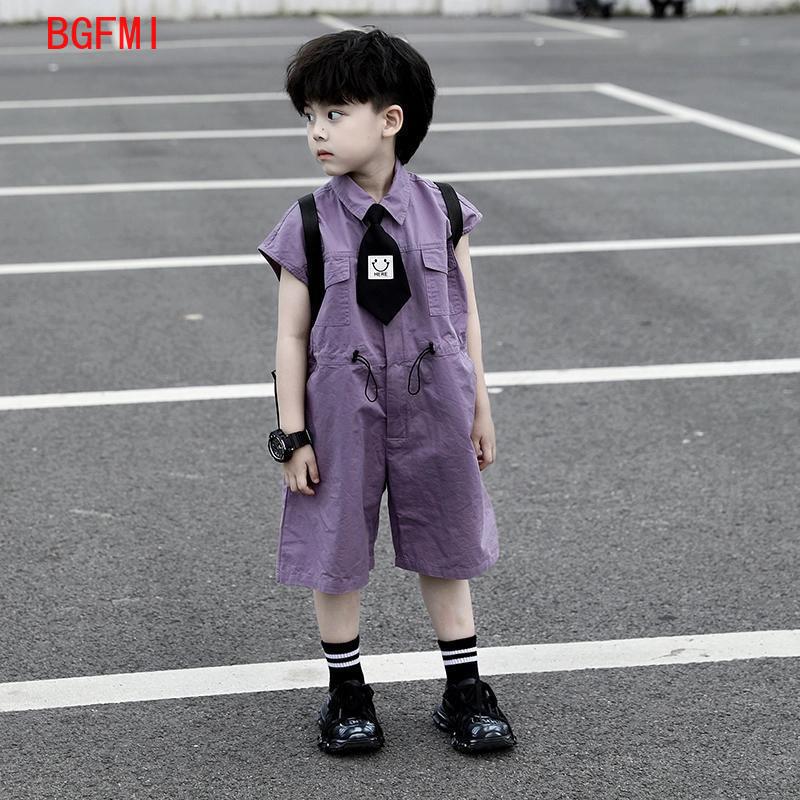 Baby Clothing For Summer - Kinderen Zomer Shorts Overalls Capri Jongens