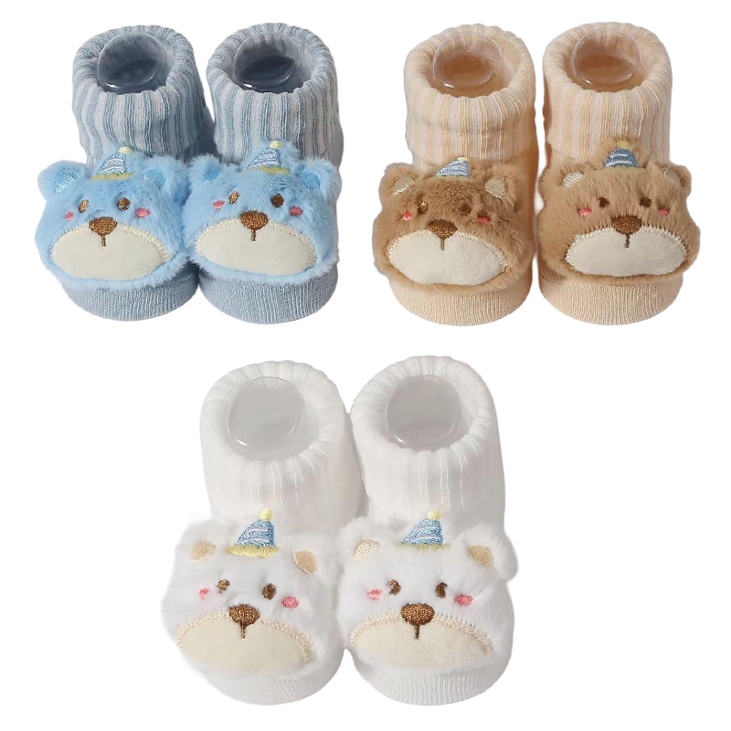 Baby Clothing Essentials - 3 paren/set babysokjes meisjes jongens pasgeboren