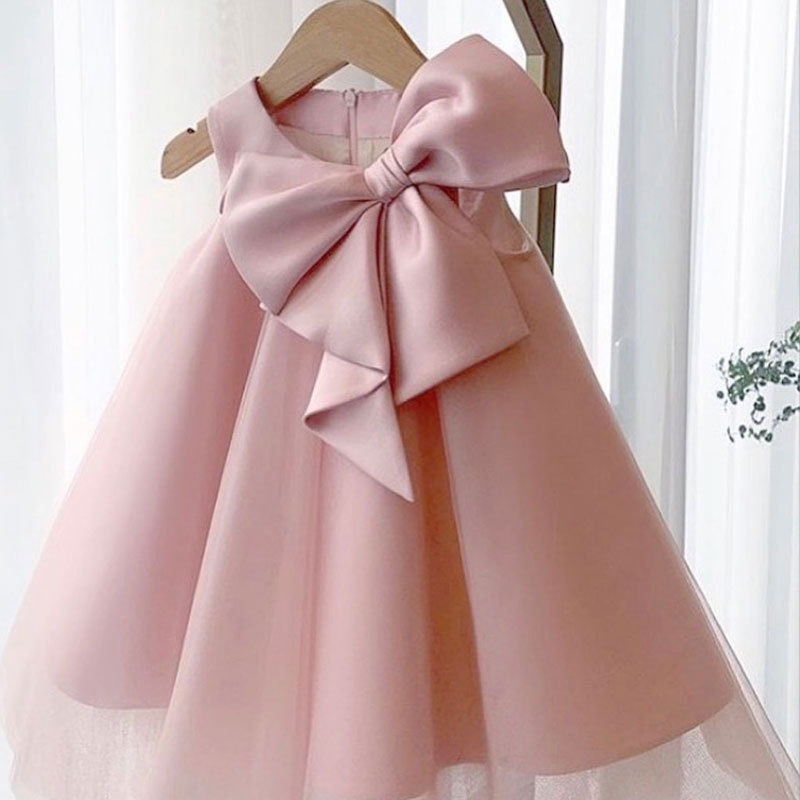 Baby Clothing Essentials - Zomer Grote Boog Baby Meisje Jurk