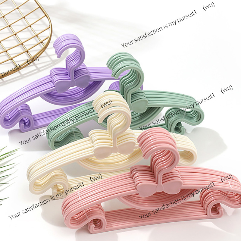 Baby Clothing Display - 10-delige kinderhangers, draagbare plastic displayhangers, winddichte