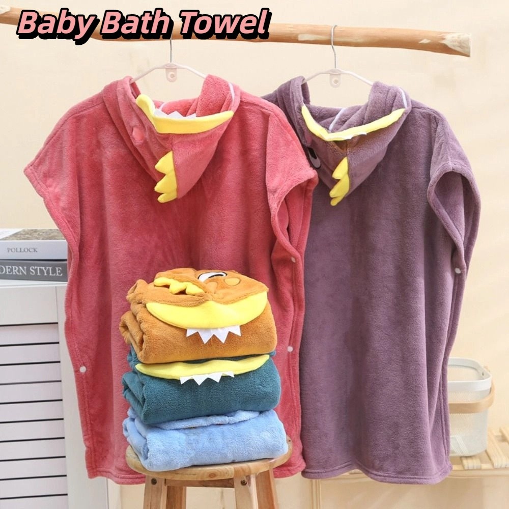 Hooded Bath Towel - Comfortabele cartoon babybadhanddoek Sneldrogend met hoed