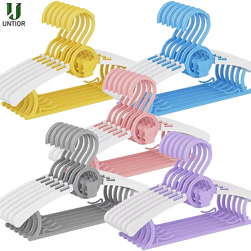 Baby Clothing Organizer - 10Pack Antislip Babykleerhanger Verstelbare Opslag Kinderkleding