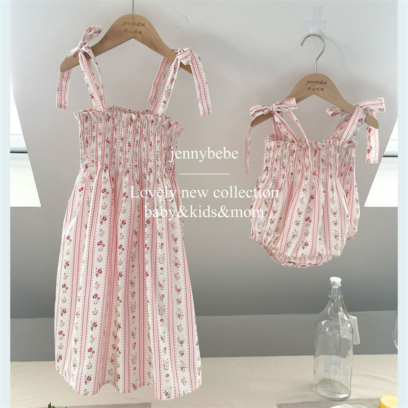 Baby Clothing Online - Lieve Kleine Meisjes Riem Romper Zomer