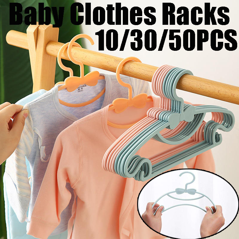 Baby Clothing Rack - Babykledingrekken Plastic Handdoekhangers Sjaalhangers Kinderkleding Jassenhanger