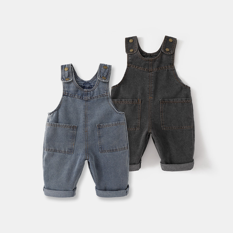 Baby Overall Denim - 2026 Nieuwe Koreaanse versie Zacht gewassen