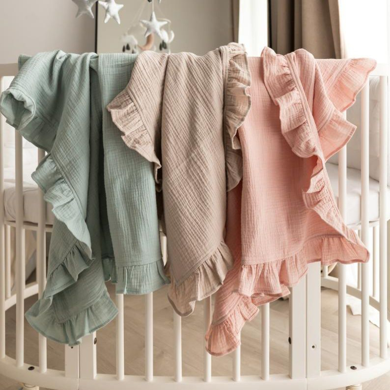 Baby Clothing Organic Cotton - Biologisch katoenen babydekens pasgeboren mousseline inbakeren