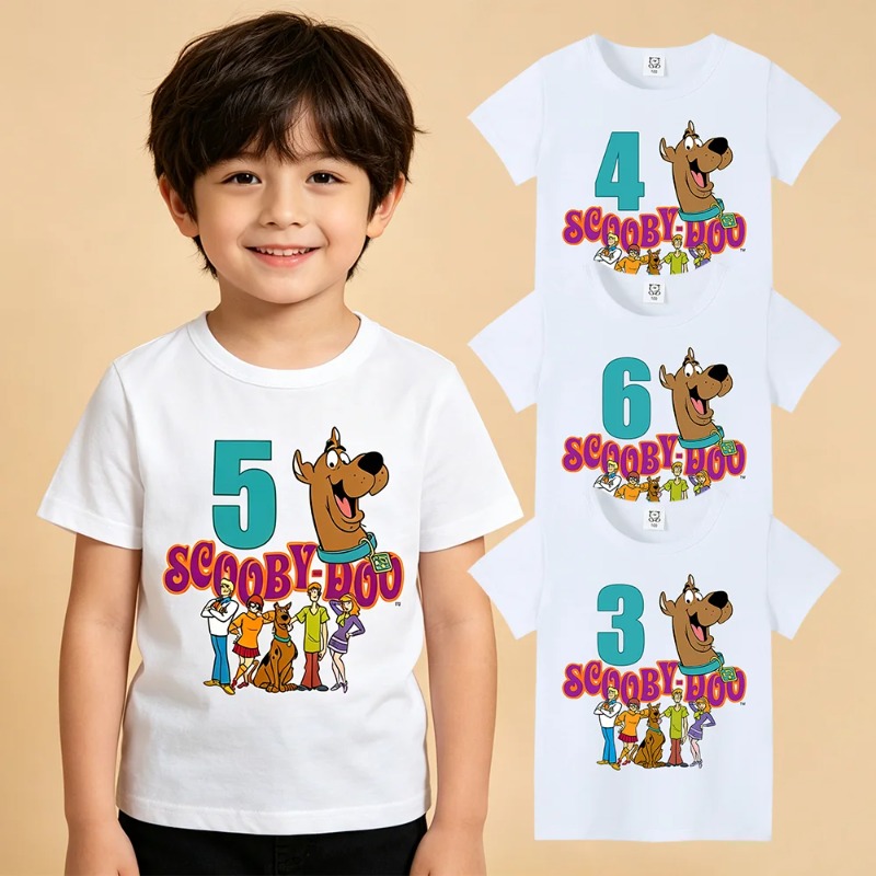 Baby Clothing Essentials - Scooby-Doo Verjaardag Nummer T-shirt Baby Zomer