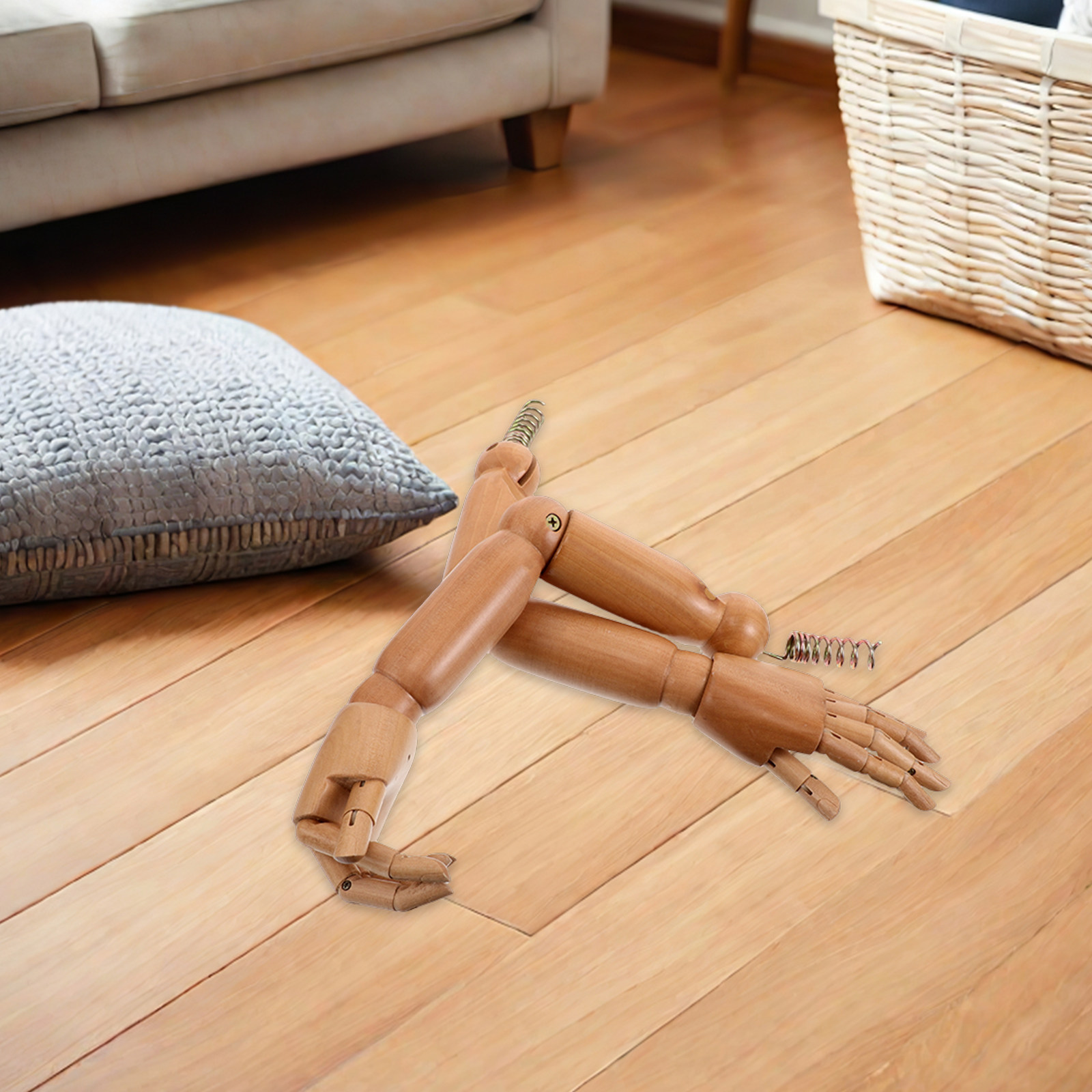 1 paar beweegbare houten manne - Baby Clothing Display recensie en prijs
