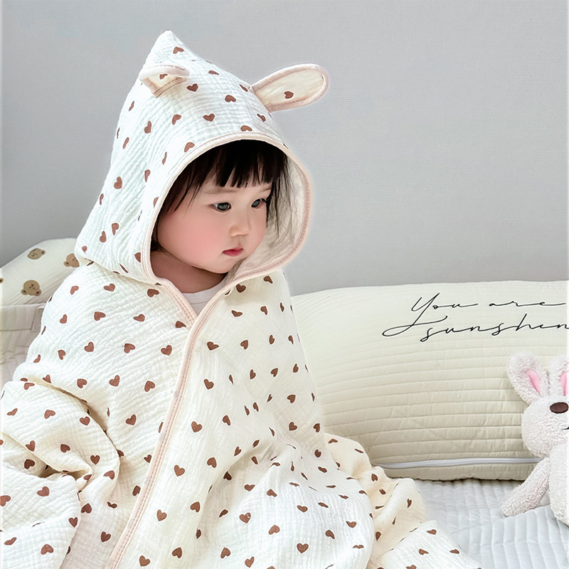 Babybadhanddoek 4-laags gaas k - Hooded Bath Towel recensie en prijs