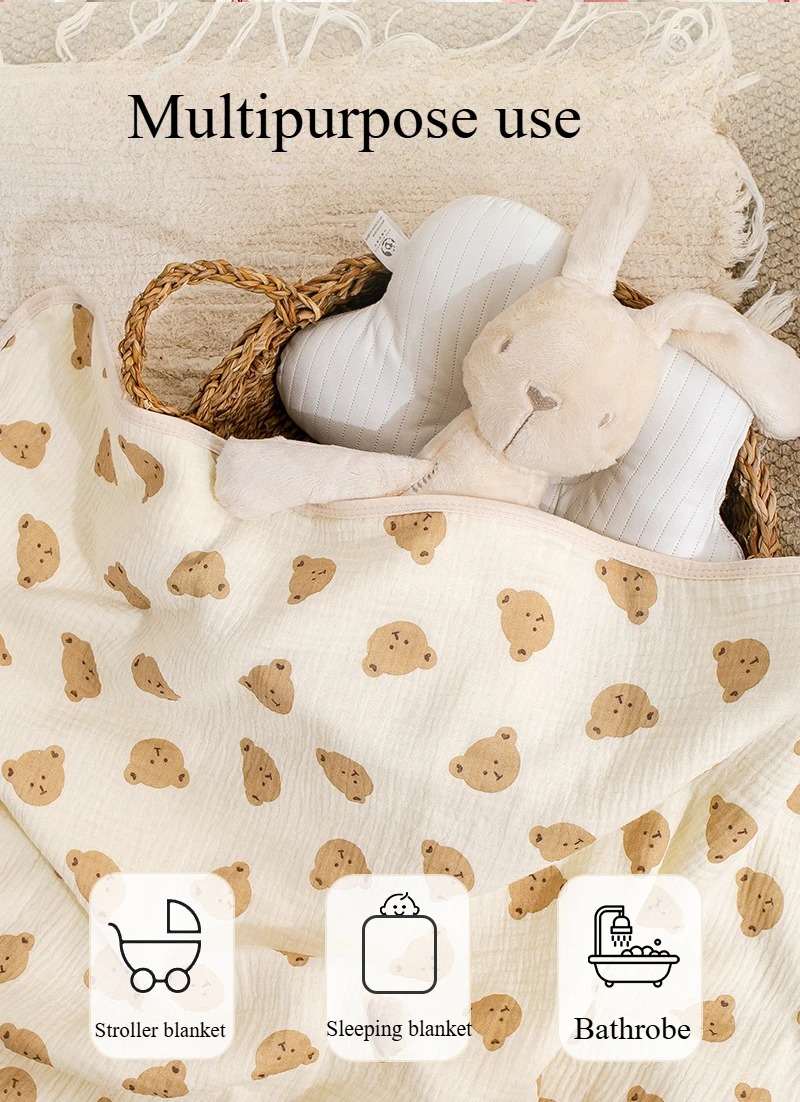 Babybadhanddoek 4-laags gaas k - Hooded Bath Towel recensie en prijs