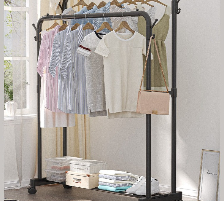 Kledingrek van vloer tot plafo - Baby Clothing Rack recensie en prijs