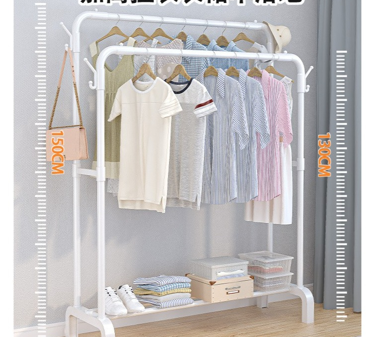 Kledingrek van vloer tot plafo - Baby Clothing Rack recensie en prijs