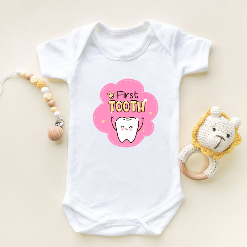 Ik heb mijn eerste tand print  - Baby Clothing Online recensie en prijs