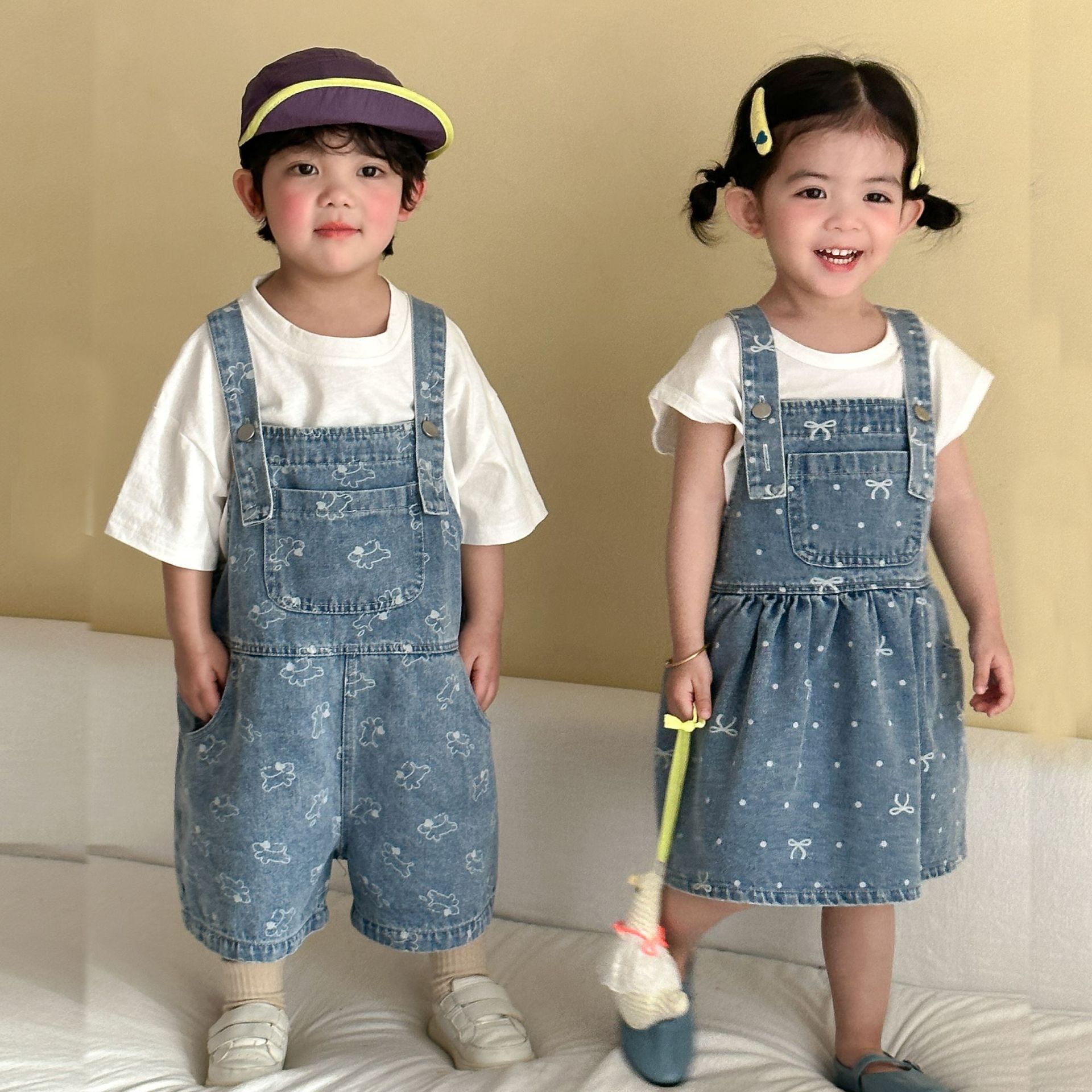 2026 Zomer Nieuwe Kinderen Den - Baby Overall Denim recensie en prijs