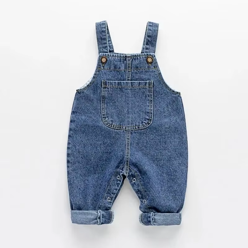 Lente en herfst nieuwe kindere - Baby Overall Denim recensie en prijs