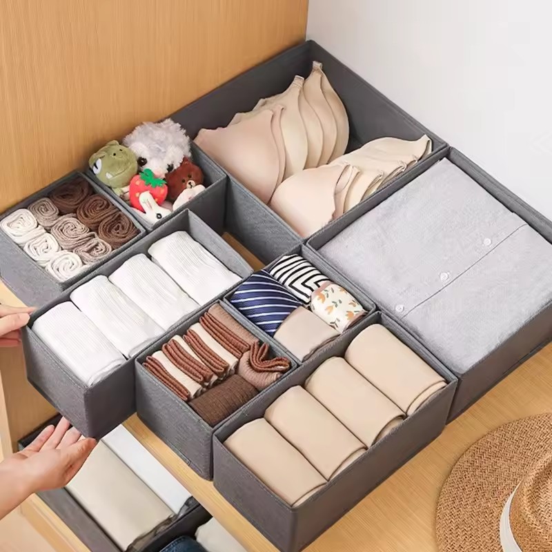 3PC stoffen ondergoed opbergdo - Baby Clothing Organizer recensie en prijs
