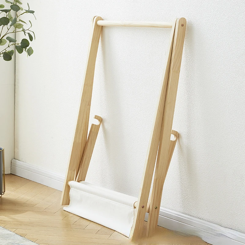 Massief Houten Vloer Staande K - Baby Clothing Rack recensie en prijs