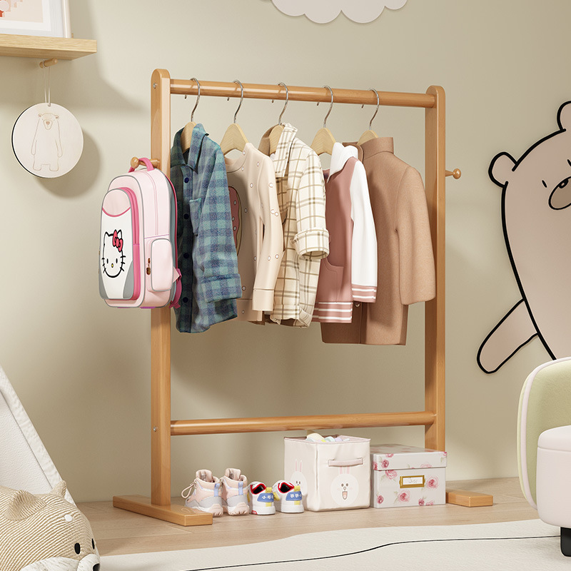 Klein bamboe hoedenrek, hangen - Baby Clothing Rack recensie en prijs