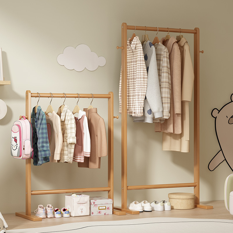 Klein bamboe hoedenrek, hangen - Baby Clothing Rack recensie en prijs