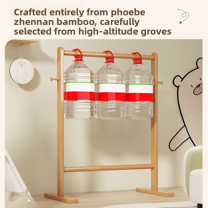Klein bamboe hoedenrek, hangen - Baby Clothing Rack recensie en prijs
