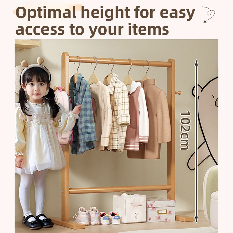Klein bamboe hoedenrek, hangen - Baby Clothing Rack recensie en prijs